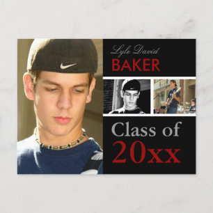 EXAMENSINVITATION ANNONS DIY INBJUDAN VYKORT