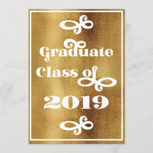 Examensklass 2019 Retro-Examensfest Inbjudningar