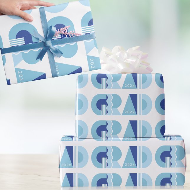 Examensklass 2026 blå presentpapper (Skapare uppladdad)
