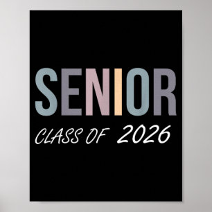 Examensklass 2026 senior 2026 gymnasiet Gr Poster
