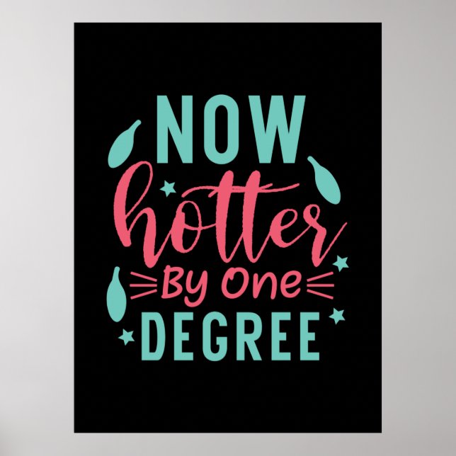 Examenskonst | Nu Hetare Med En Grad Poster (Framsidan)