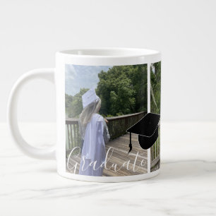 Examensmanus Foto Cap Collage Jumbo Mugg