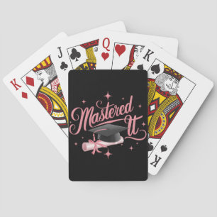 Examensmästare Masterexamen examen MBA Casinokort