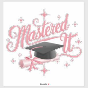 Examensmästare Masterexamen examen MBA Klistermärken