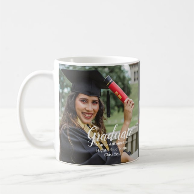 Examensnamn Klass År 2 Bilder Examen Kaffemugg (Vänster)