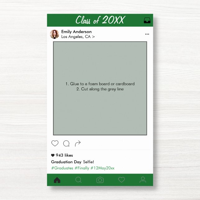 Examensram Fest Rekvisita Fotobås Poster (Skapare uppladdad)