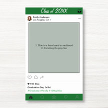Examensrams Festrekvisita Fotobås