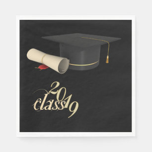 Examenstårar , Diplom, Klass 2019 Pappersservett