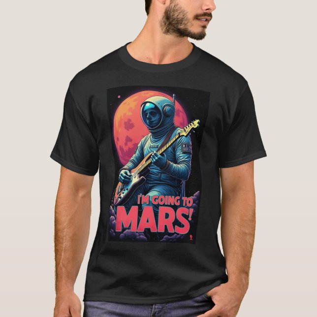 Examenstårtor Grafisk Design Jag Ska Till Mars T Shirt (Framsida)