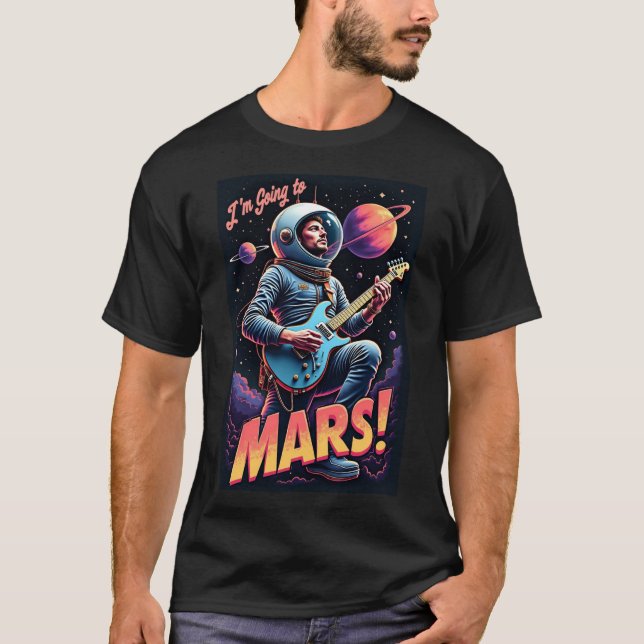 Examenstårtor Grafisk Design Jag Ska Till Mars T Shirt (Framsida)
