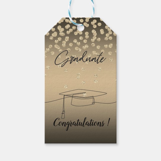 Examenståtha, Guld diamanter, Examen Presentetikett (Framsidan)