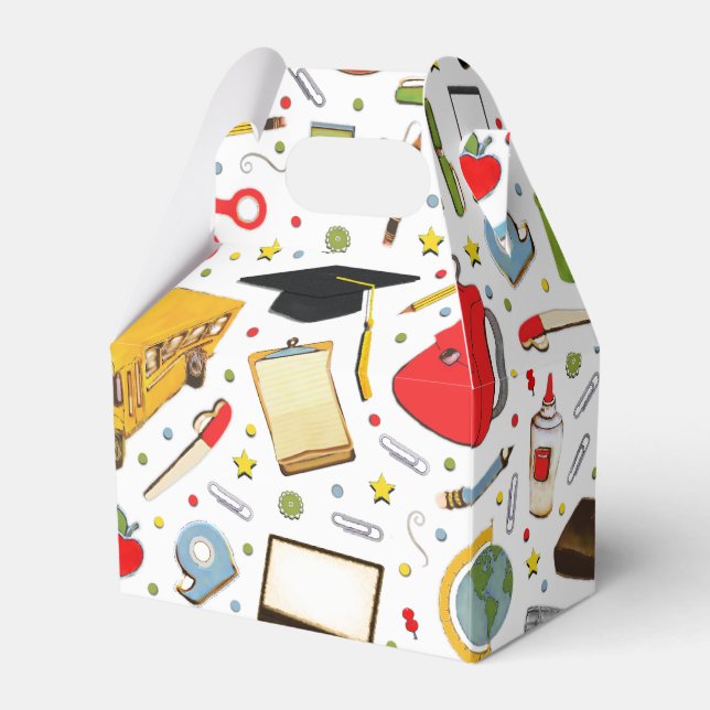 Examenstema för fest presentaskar (Framsidan Sidan)