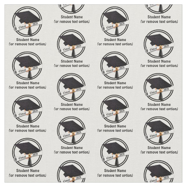 Examenstillfälle Diplomaklass 2026 Tyg (Närbild)