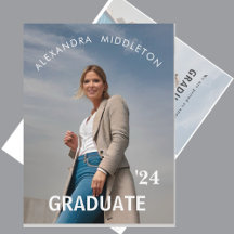 Examenstillkännagivande Modern Examensfoto 