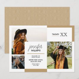 Examenstryck 3 Foto Avslutningskort