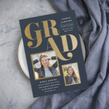 Examination invitación med flera bilder