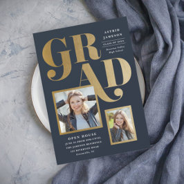 Examination invitación med flera bilder inbjudningar