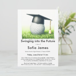 Examinationsfirande | Ett golf-temat examensfiran Inbjudningar
