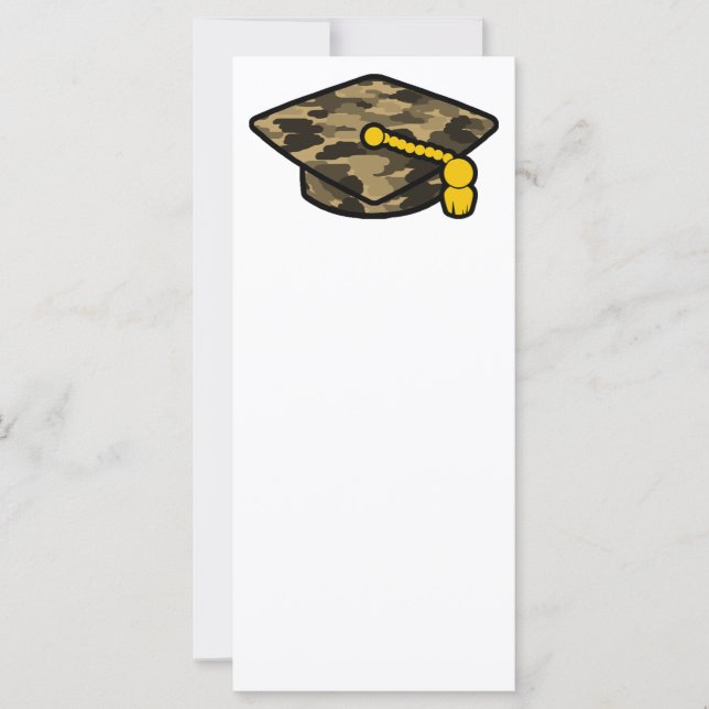 Examinationshatt Khaki Kamouflage (Framsida)