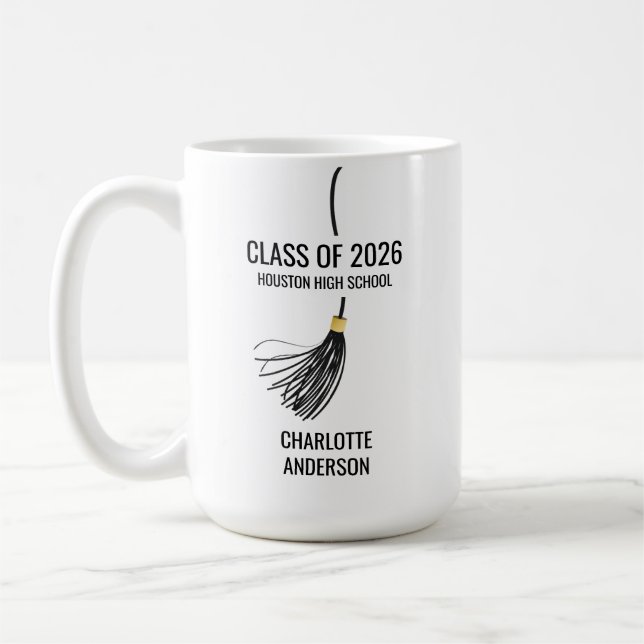 Examinationskåpa Tassel Kaffemugg (Vänster)