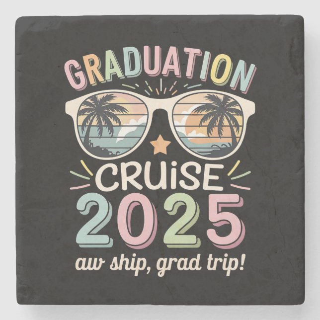 Examinationskryssning 2025 examen kryssande grupp stenunderlägg (Framsidan)