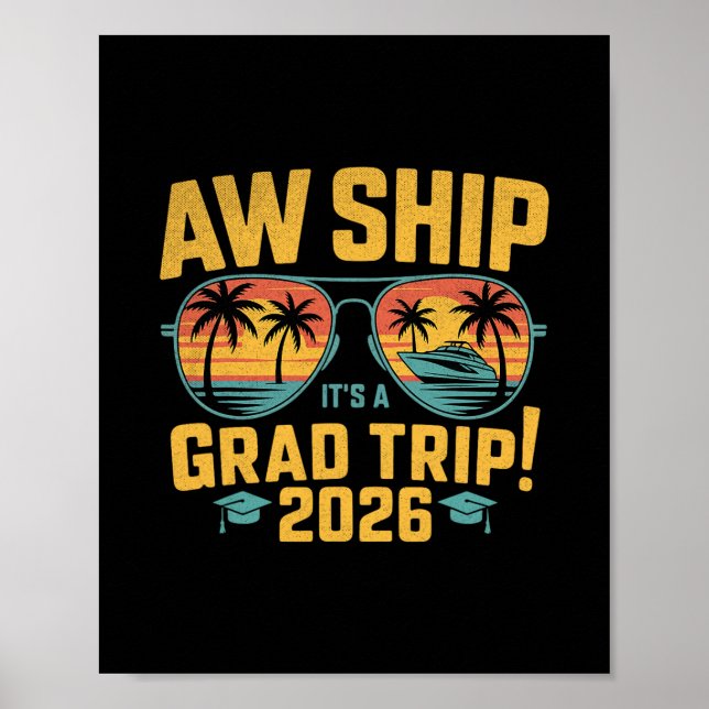 Examinationskryssning 2026 Fartyg Student Matcher  Poster (Framsidan)