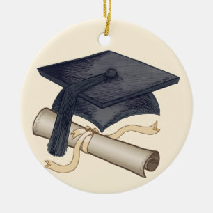 Examinationsmössa Diplom ornament