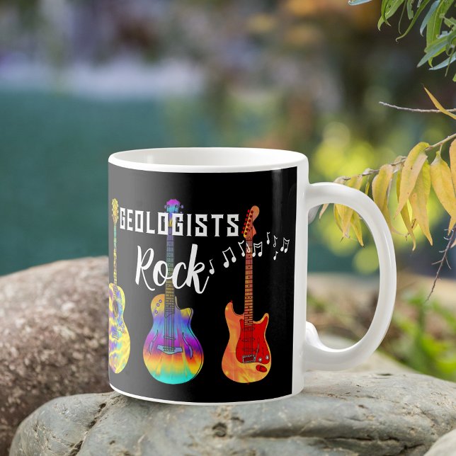 Examinerade geologer rockar examen kaffemugg (Graduate geologists Rock funny earth sciences graduation coffee mug gift)