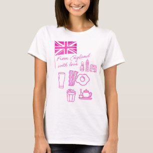 EXANGLIA (Pink) Basic T Shirt