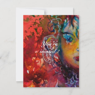 EXCALIBUR 1, ljusröd, rosa lila Inbjudningar