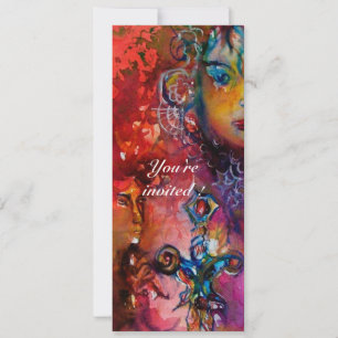 EXCALIBUR 1, ljusröd, rosa lila Inbjudningar