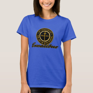 Excalibur 50th årsdagkvinna T-tröja T-shirt
