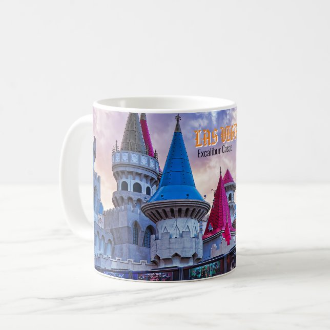 Excalibur Castle Las Vegas Coffee Mugg (Framsida vänster)