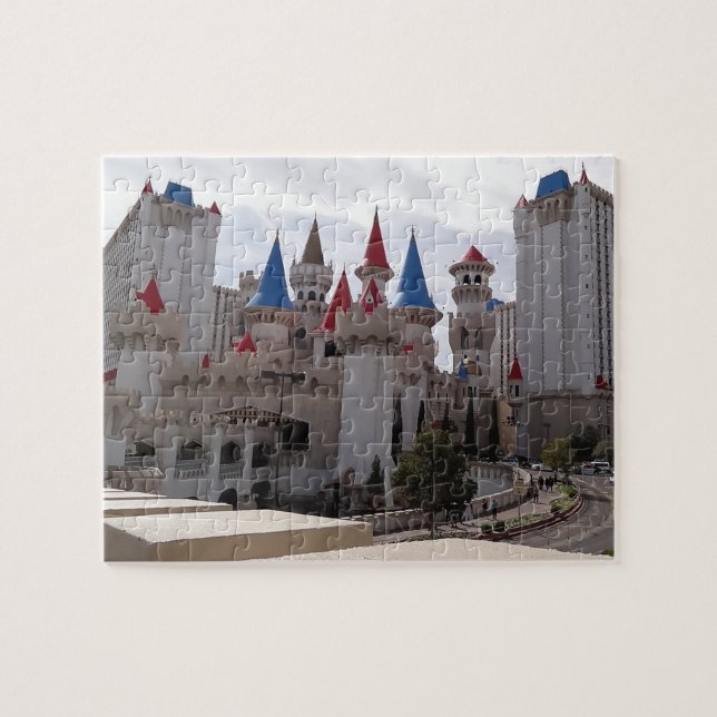 Excalibur Hotel #1 Jigszle Puzzle Pussel (Horisontell)