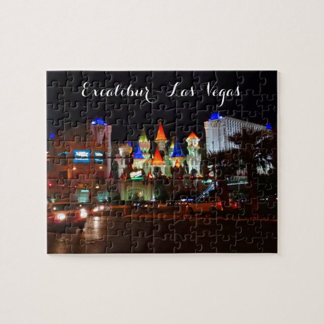 Excalibur Hotel #5 Jigszle Puzzle Pussel (Horisontell)