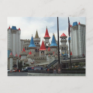 Excalibur Las Vegas Photo Postcards Vykort