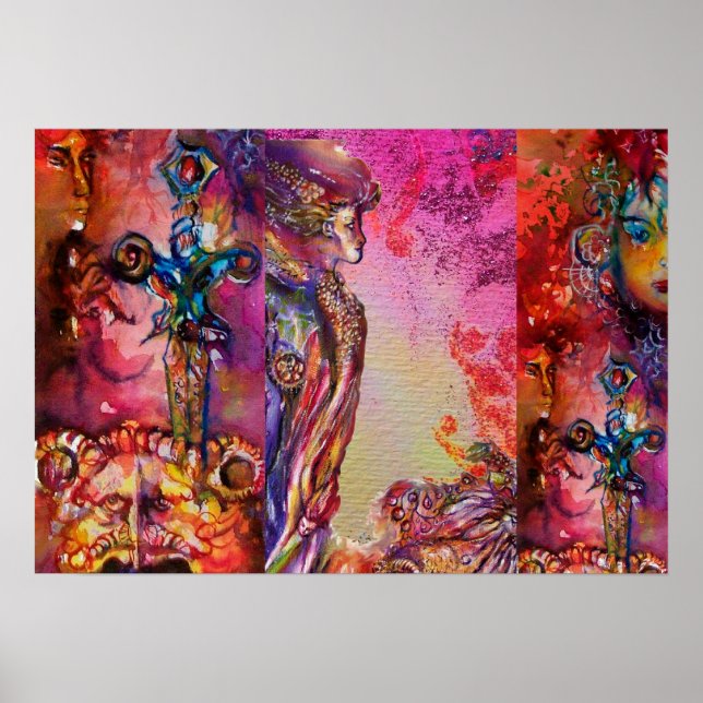 EXCALIBUR Magic and Myasty Arthurian Legends Poster (Framsidan)