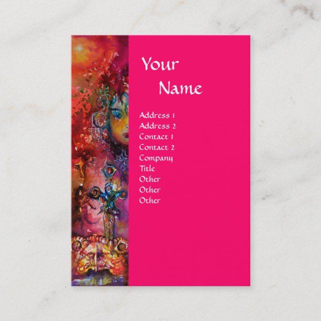 EXCALIBUR MONOGRAM VISITKORT (Framsida)