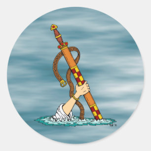 Excalibur Runt Klistermärke