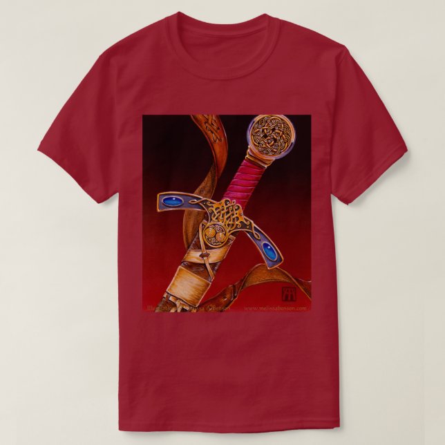 Excalibur T Shirt (Design framsida)