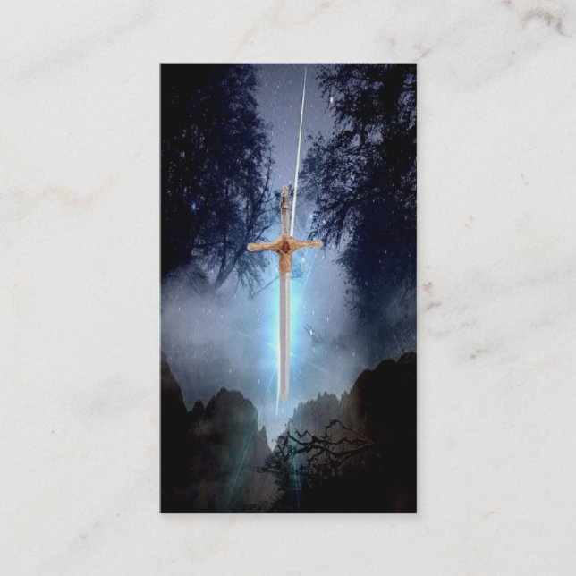 Excalibur visitkort (Framsida)
