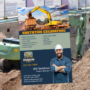 Excavation Services Business Flygblad