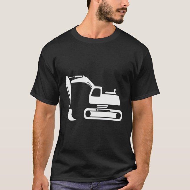 Excavator Excavator T Shirt (Framsida)
