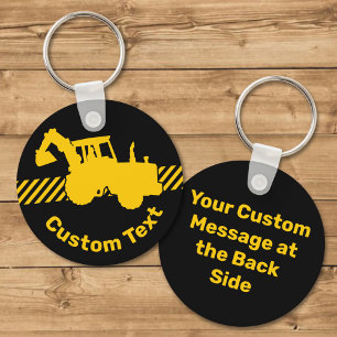 Excavator Keychain Nyckelring