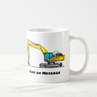 Excavator Mugg, Construction Mugg, Transport Kaffemugg