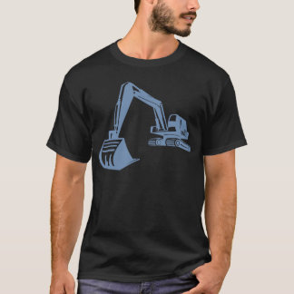 Excavator Silhouette, exakt design för tunga T Shirt