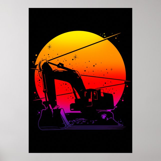 Excavator Sol Poster (Framsidan)