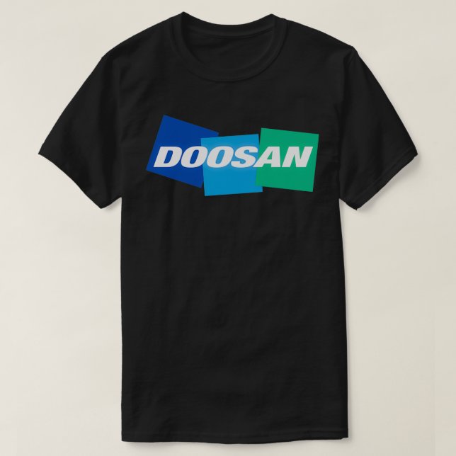 EXCAVATORER DOOSAN-LOGOTYP T SHIRT (Design framsida)