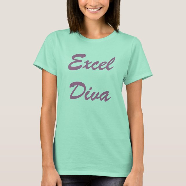 Excel Diva T Tee (Framsida)