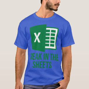 Excel-Freak i Lakan Funny Excel Design T Shirt